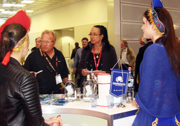 На стенде холдинга Даймонд на выставке Prowein 2015