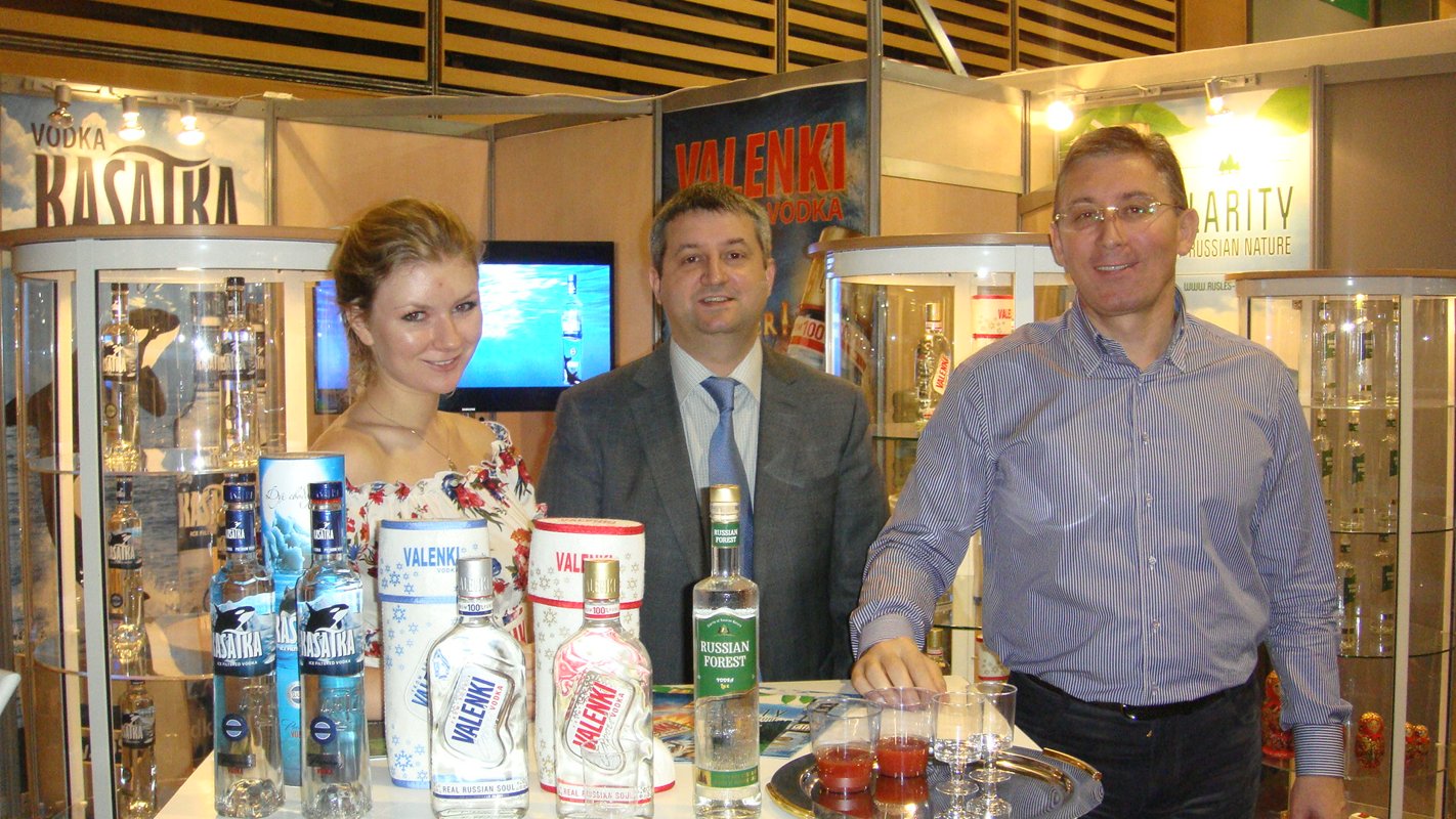Заур Балагов, президент холдинга “Даймонд” и Андрей Мишуров (вице-президент) - SIAL Париж 