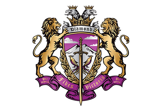 The Diamond coat of arms
