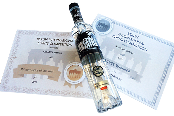 KASATKA - “The best wheat vodka of the year” in Berlin 
