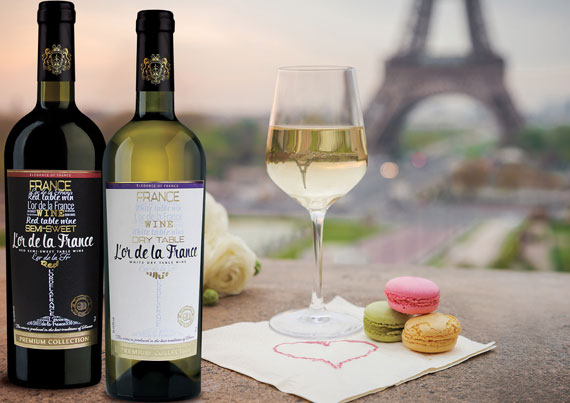 Wine «L'or de la France» - the exquisite taste of France! Wine «L'or de la France» - the exquisite taste of France!