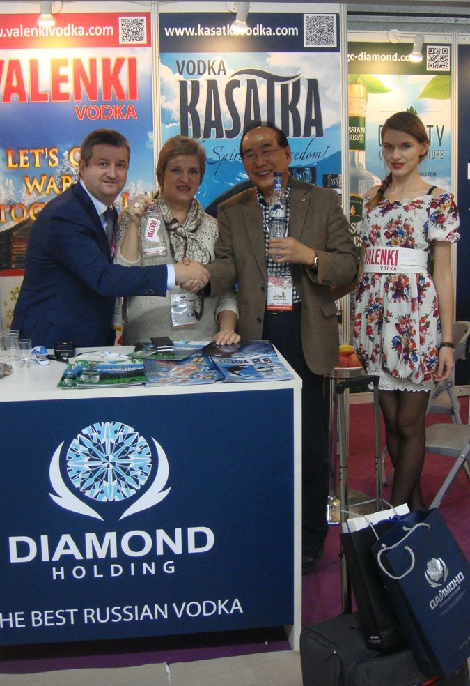 Mishurov Andrew (Diamond Holding) at the international exhibition PROWINE CHINA 2014