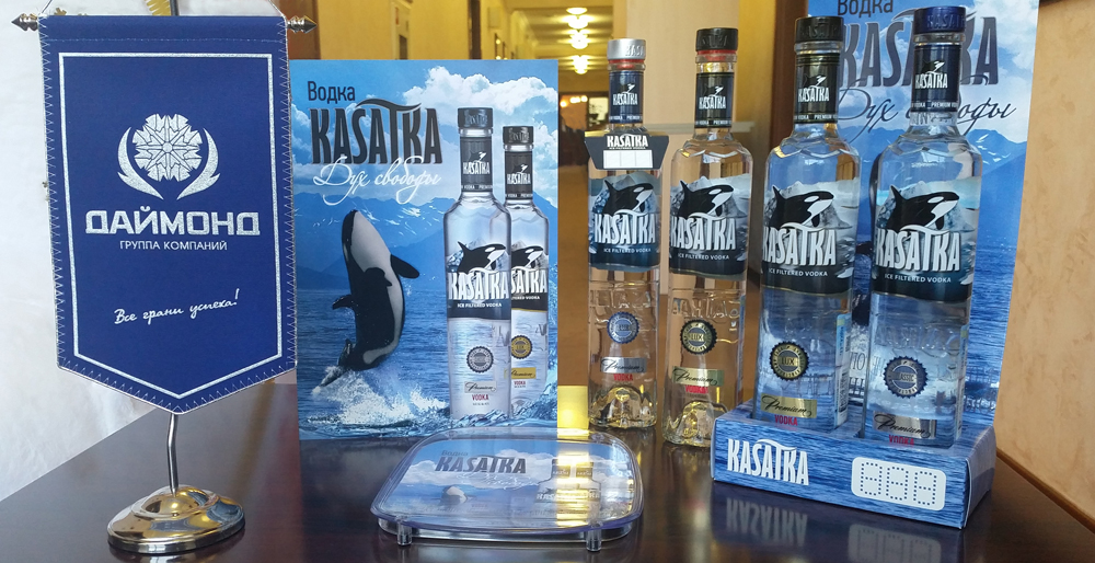 Водка KASATKA появилась в продаже в Казахстане