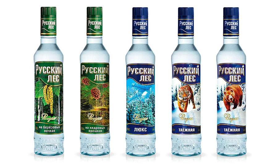 "RUSSKIY LES" (RUSSIAN FOREST) vodka is now available in the Finnish network "K-ruoka"