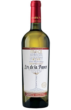 Белое полусладкое вино из серии «L’or de la France»