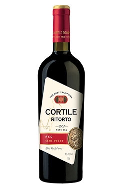 Красное полусладкое вино Red Semi-Sweet Cortile Ritorto
