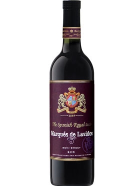 Вино столовое красное полусладкое «Marqués de Lavidos» 