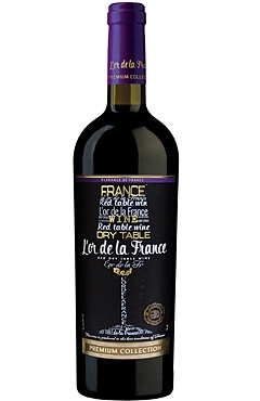 Red Dry wine «L’or de la France» 