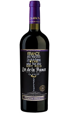 Вино столовое сухое красное «L’or de la France» 